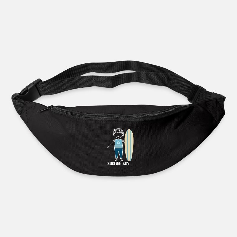 Surf Surfer Surfer - Sac banane - noir