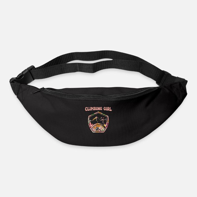 Klettern Bergsport Kletterer - Gürteltasche - Schwarz