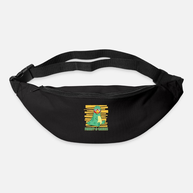 Perroquet - Sac banane - noir