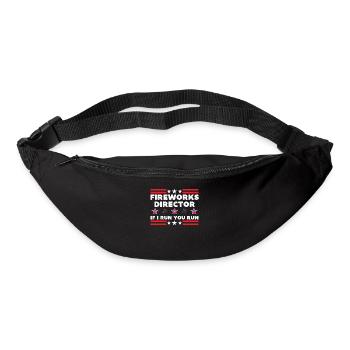 Feuerwerksdirektor lustig 4. Juli - Gürteltasche - Schwarz - Vorne