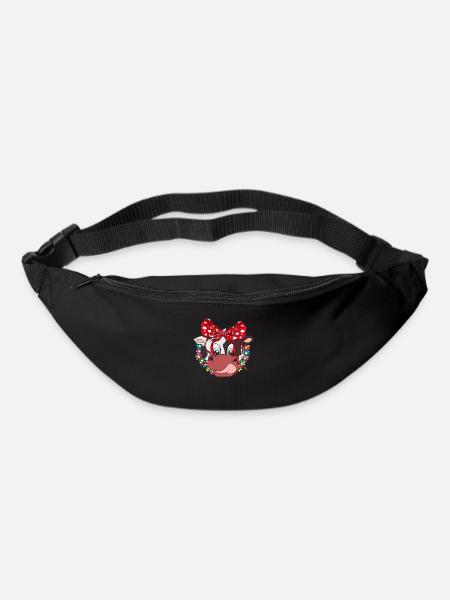 Kuh - Gürteltasche - Schwarz