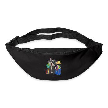Enrolment Animal Gift Primary School Raccoon - Bum bag - black - Front