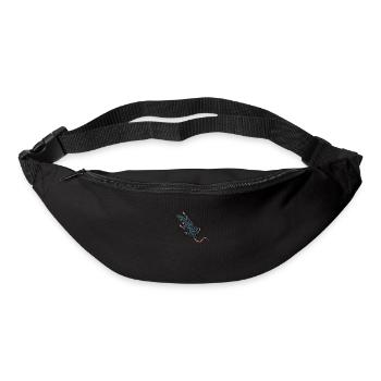 Rattenliebhaber - kletternde Ratte - Gürteltasche - Schwarz - Vorne