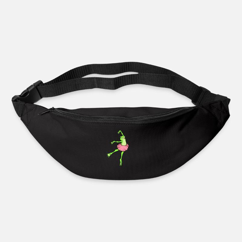 Comic Frog Dances Ballet - Ballerina - Bum bag - black