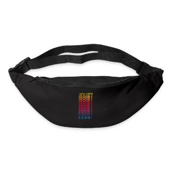 Retro Nostalgic USA City - Rainbow Joliet - Bum bag - black - Front