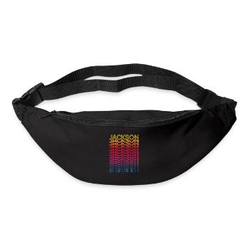 Retro Nostalgic USA City - Rainbow Jackson - Bum bag - black - Front