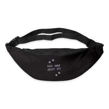 Das war nicht ich lustige Katzen Shirt Kätzchen - Gürteltasche - Schwarz - Vorne