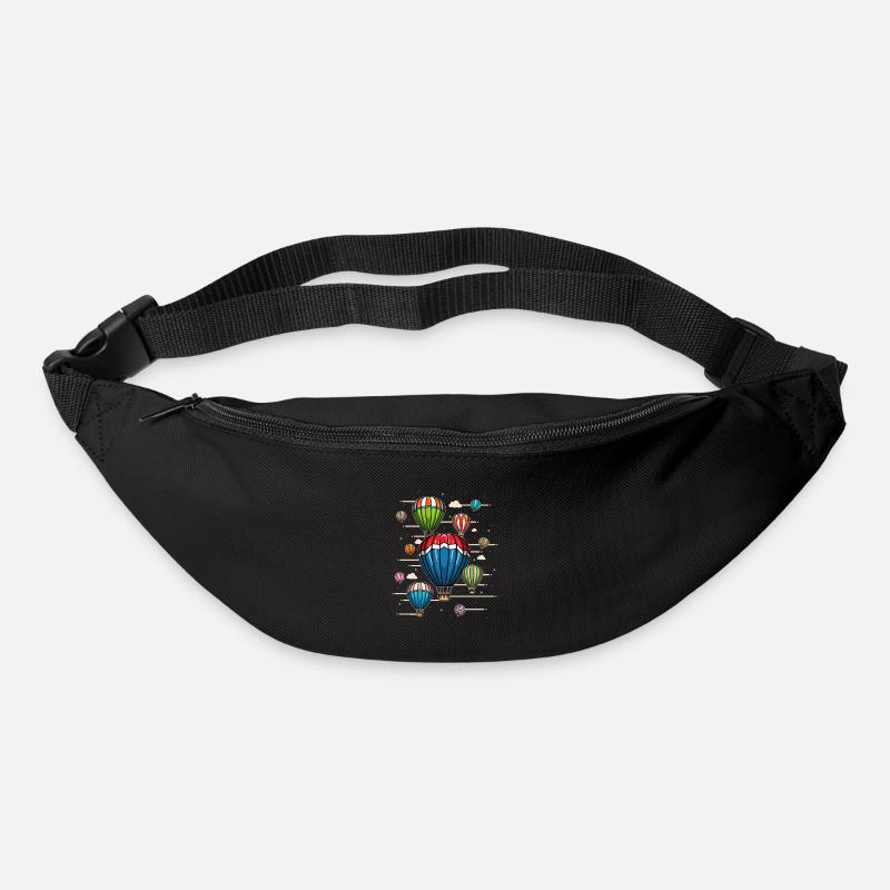 Conduite en montgolfière pour les pilotes de montgolfière - Sac banane - noir