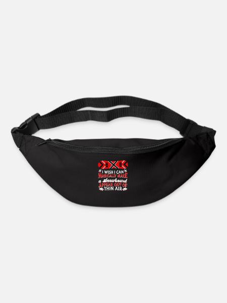 Snowboard Snowboarder Snowboarding - Bum bag - black