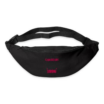Anniversaire chasseur Née en 1996 - Sac banane - noir - Devant