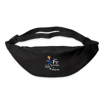 Girl shoots football - I' years old - Bum bag - black - Front