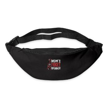 Mom's Fidget Spinner ladies, wine lovers. - Bum bag - black - Front