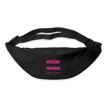 Officiellement Le Meilleur Mé Mère Du Monde - Sac banane - noir - Devant