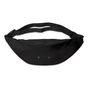 Mon CHIEN m'appelle pour cadeau - Sac banane - noir - Devant