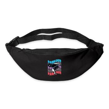 Free-running parkour - Bum bag - black - Front