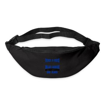 Voici à Quoi Ressemble Un BeauGosse 66 ans, Cadeau - Sac banane - noir - Devant