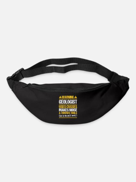 Géologue Géologue Géologue Géologie Géologine - Sac banane - noir