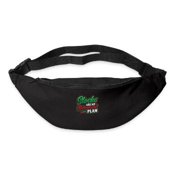 Aktien Sind Mein Ruhestandsplan - Gürteltasche - Schwarz - Vorne