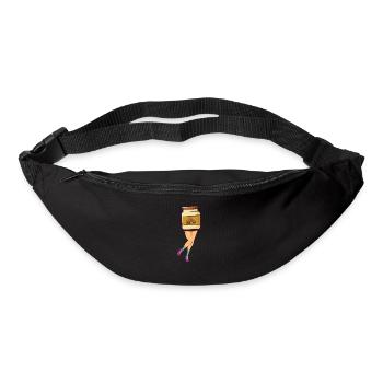 Attacher le beurre d’arachide - Sac banane - noir - Devant