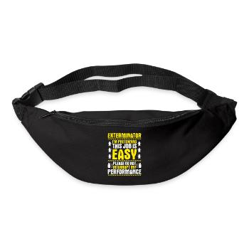 Exterminateur de lutte antiparasitaire Exterminateur - Sac banane - noir - Devant