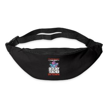 Geology Geologist Lustig - Bum bag - black - Front
