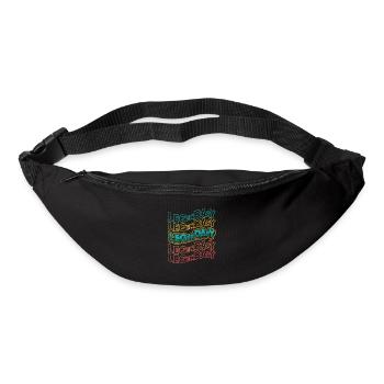 Gym Bodybuilding Leg Day - Bum bag - black - Front