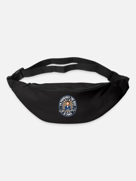 Flugbegleiter Stewardess Witzig - Gürteltasche - Schwarz
