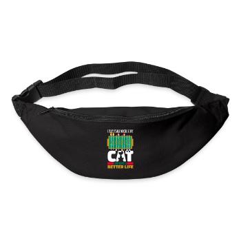 Table football foosball cat - Bum bag - black - Front