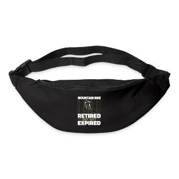 Mountain bike mountain biker Mtb retired - Bum bag - black - Front