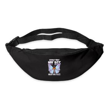 Schmetterling Witzig - Gürteltasche - Schwarz - Vorne
