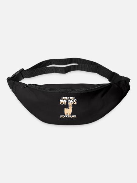 Alpaka Humor - Gürteltasche - Schwarz