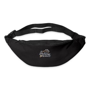 Schneeflocken sind die Schmetterlinge des Winters - Gürteltasche - Schwarz - Vorne