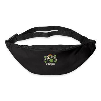 Küss mich - St. Patricks Day Bruges - Gürteltasche - Schwarz - Vorne