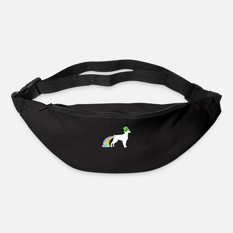Chien de Saint-Patrick - Bretagne - Sac banane - noir