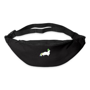 St. Patricks Hund - Kavalier - Gürteltasche - Schwarz - Vorne