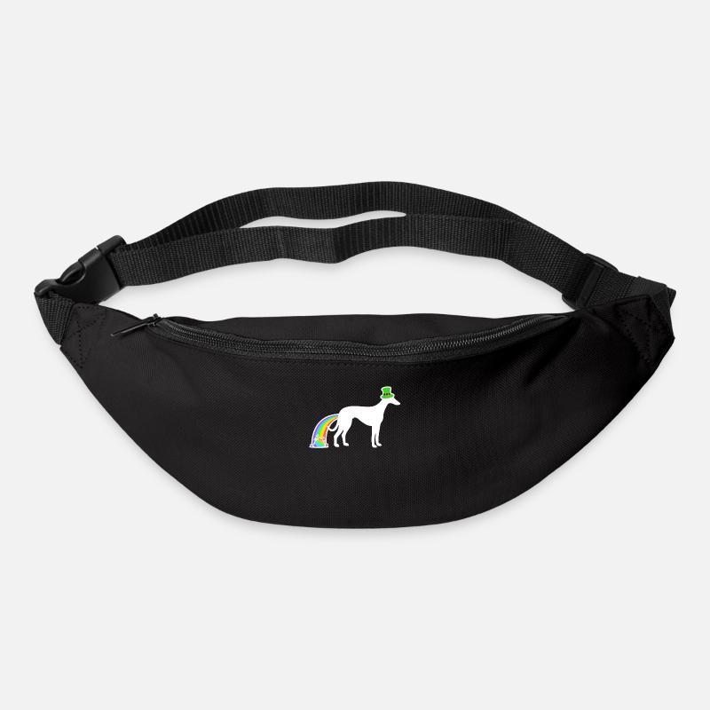 St. Patrick's Dog - Whippet - Gürteltasche - Schwarz