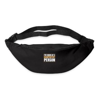 Zimmerer Zimmermann Zimmerei Carpenter Carpentry - Bum bag - black - Front