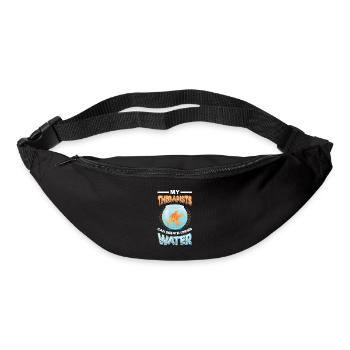 Fun fish keeping, fish keepers - Bum bag - black - Front