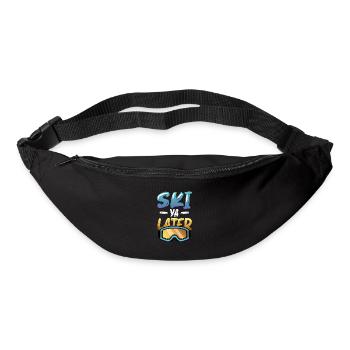 Ski Ya Later, fun skiing - Bum bag - black - Front
