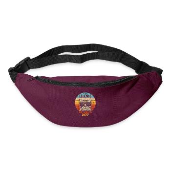 Die Legenden wurden 1977 geboren Jubiläumsgeschenk - Gürteltasche - Burgunderrot - Vorne