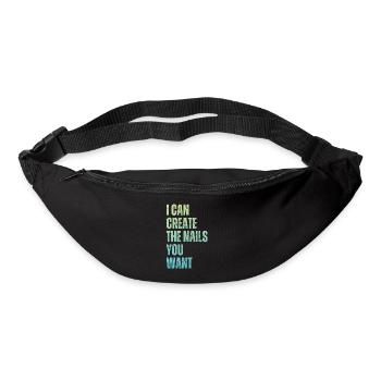 I create the nails you want manicure - Bum bag - black - Front
