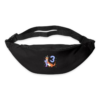 With Wiesel - Children's Birthday 3 Years - Bum bag - black - Front