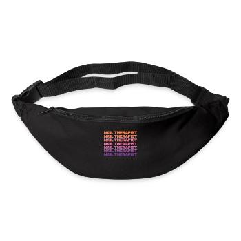 Thérapeute des ongles Drôle Nail Art Nail Tech - Sac banane - noir - Devant