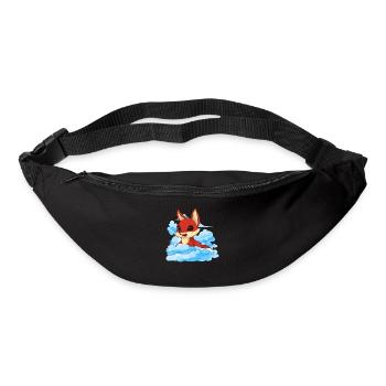Forest Animal Lover Animal Lover Gift Cloud Fox - Bum bag - black - Front