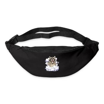 Nature Animal Trash Panda Gift Clouds Raccoon - Bum bag - black - Front