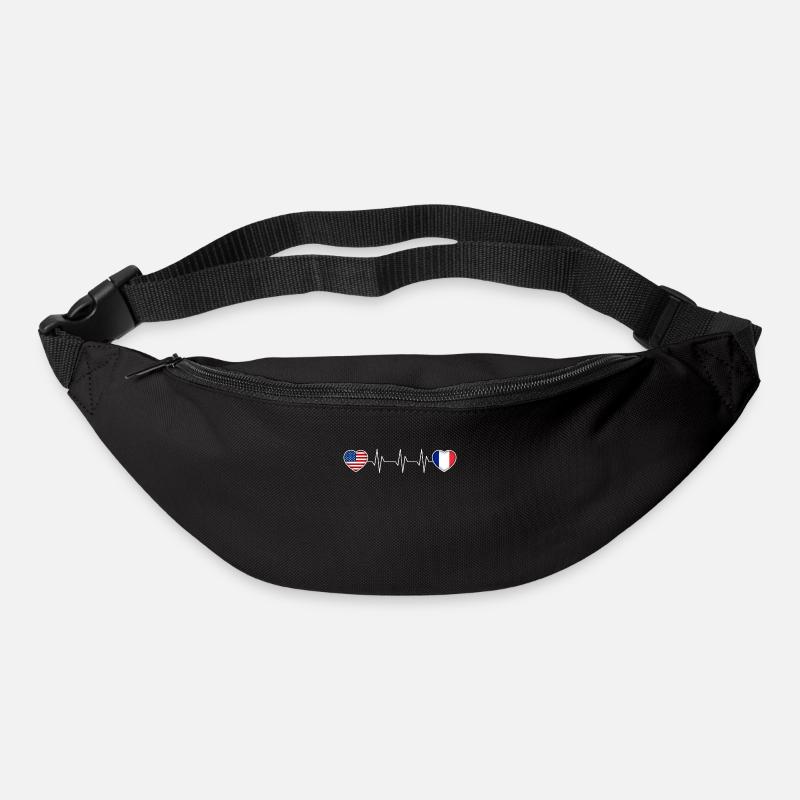 Frankreich - Gürteltasche - Schwarz