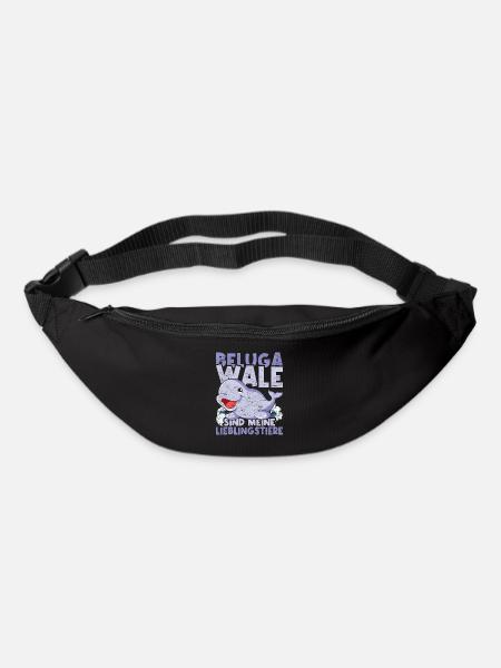 Beluga Wale sind meine Lieblingstiere Beluga Wal - Gürteltasche - Schwarz