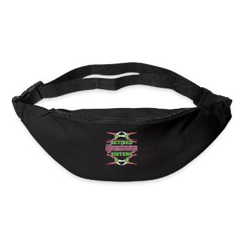 Jardin jardinier amateur à la retraite - Sac banane - noir - Devant
