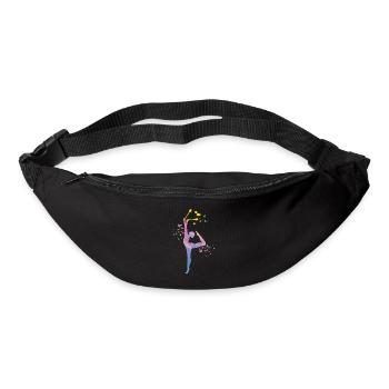 Gymnast with clubs Rhythmic gymnastics - Bum bag - black - Front