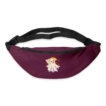 Süßes Gespenst Halloween Kostüm Geschenk Geist - Gürteltasche - Burgunderrot - Vorne